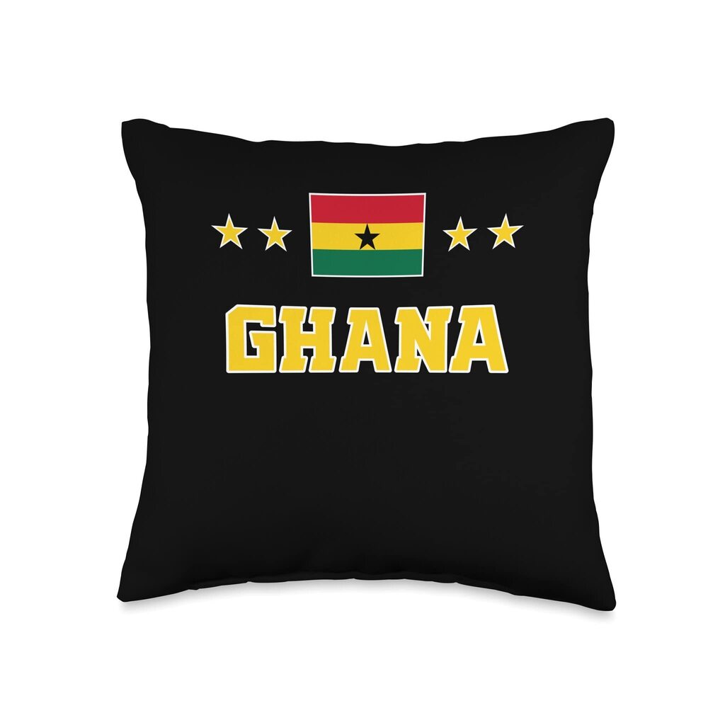 5919 Ghana Throw Pillow, 16x16, Multicolor